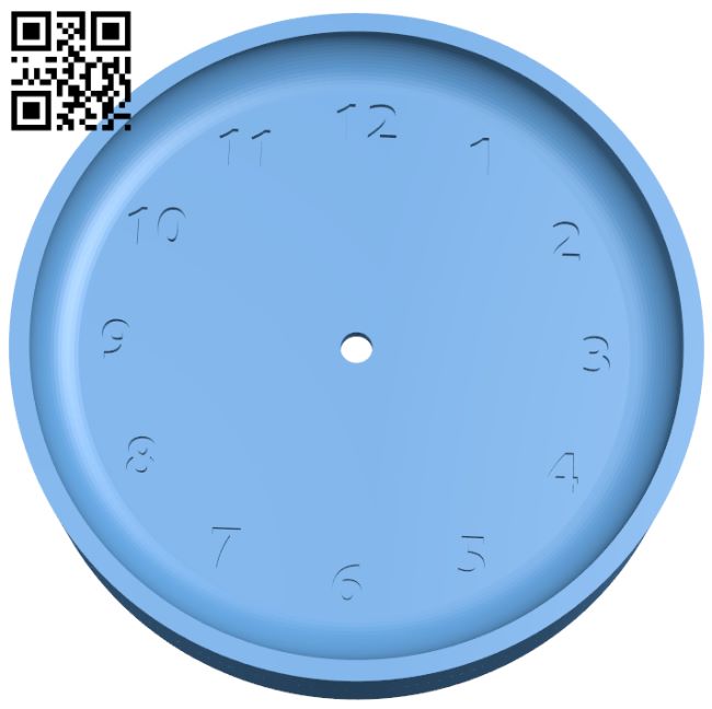 Clock H008552 file stl free download 3D Model for CNC and 3d printer