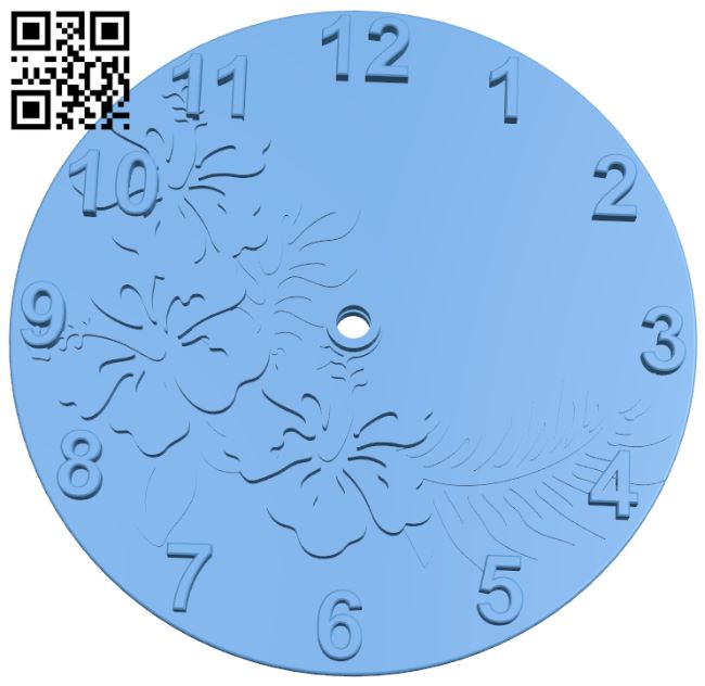 Clock H008553 file stl free download 3D Model for CNC and 3d printer