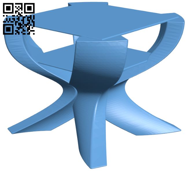 Coffee table H008860 file stl free download 3D Model for CNC and 3d printer