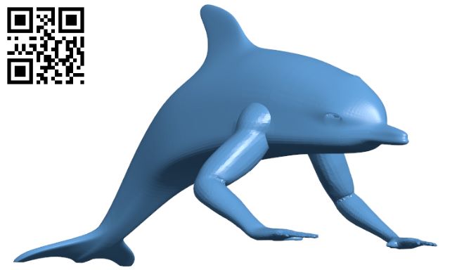Creepin Dolphin H008490 file stl free download 3D Model for CNC and 3d printer