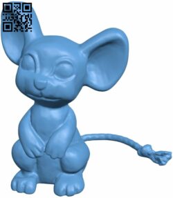 Dash the mouse H009035 file stl free download 3D Model for CNC and 3d printer