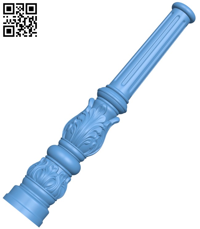 Design column pattern T0001401 download free stl files 3d model for CNC wood carving