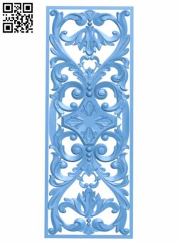Door frame pattern T0001159 download free stl files 3d model for CNC wood carving