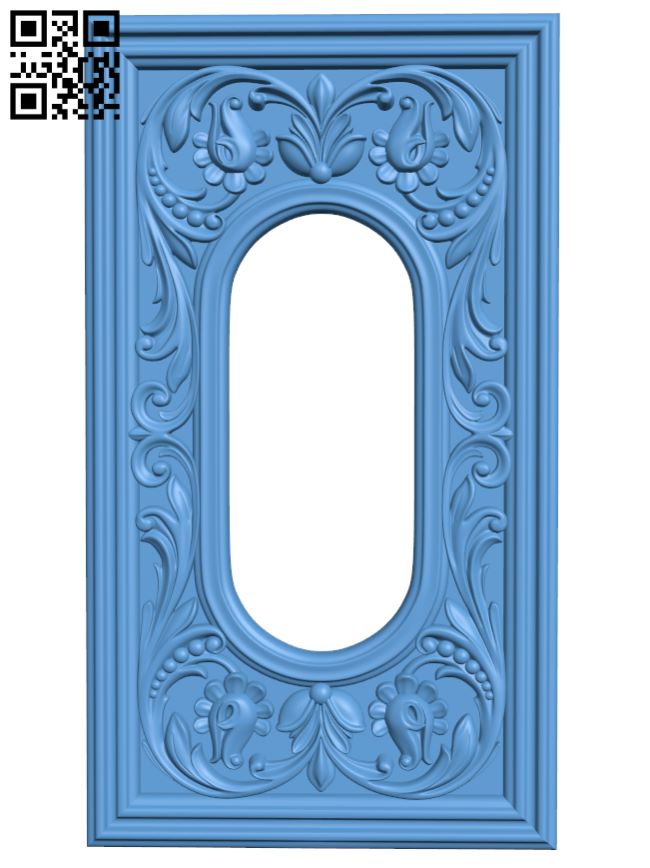 Door frame pattern T0001181 download free stl files 3d model for CNC wood carving