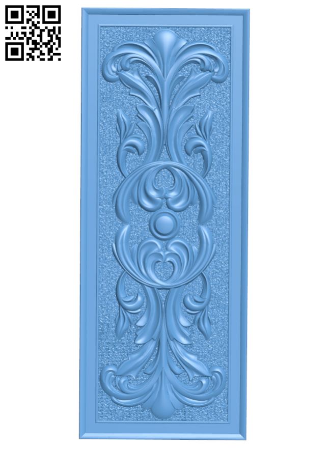 Door frame pattern T0001211 download free stl files 3d model for CNC wood carving