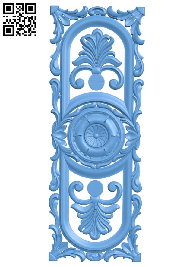 Door frame pattern T0001274 download free stl files 3d model for CNC wood carving