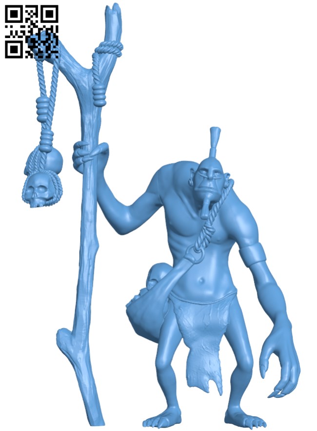Dota 2 - Witch doctor H009106 file stl free download 3D Model for CNC and 3d printer