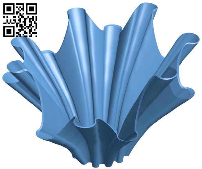 Drape cloth bowl H008870 file stl free download 3D Model for CNC and 3d printer