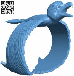 Eagle ring H008737 file stl free download 3D Model for CNC and 3d printer