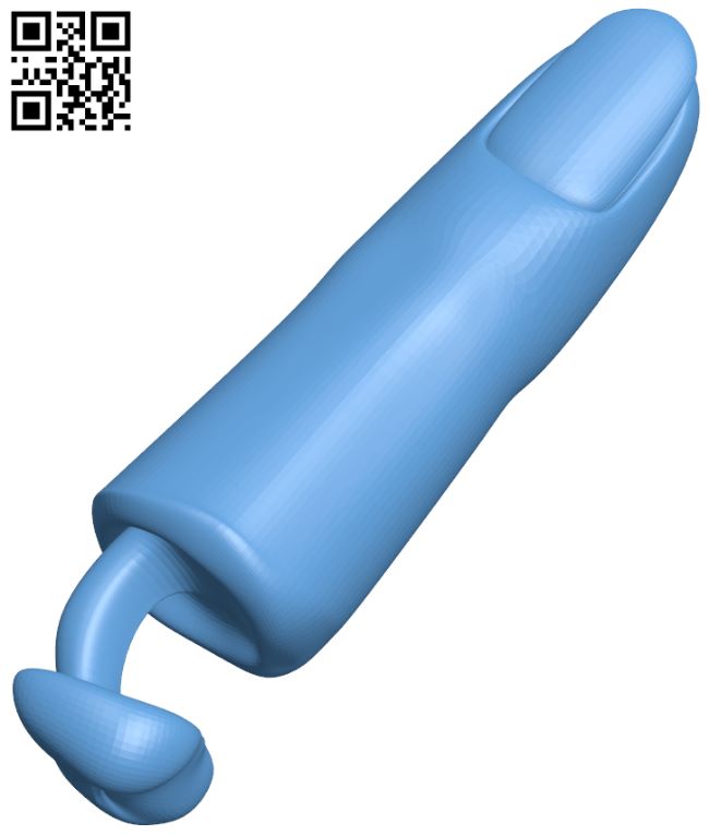 Finger phone holder H009039 file stl free download 3D Model for CNC and 3d printer