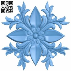 Flower pattern T0001243 download free stl files 3d model for CNC wood carving