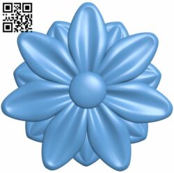 Flower pattern T0001327 download free stl files 3d model for CNC wood carving