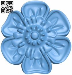 Flower pattern T0001352 download free stl files 3d model for CNC wood carving