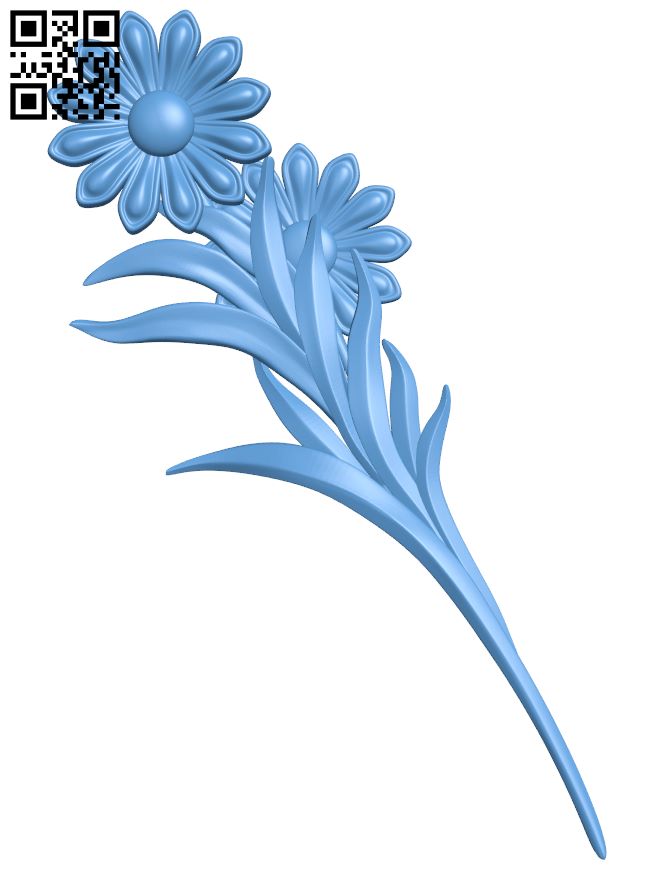 Flower pattern T0001385 download free stl files 3d model for CNC wood carving