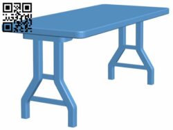Folding table H008670 file stl free download 3D Model for CNC and 3d printer