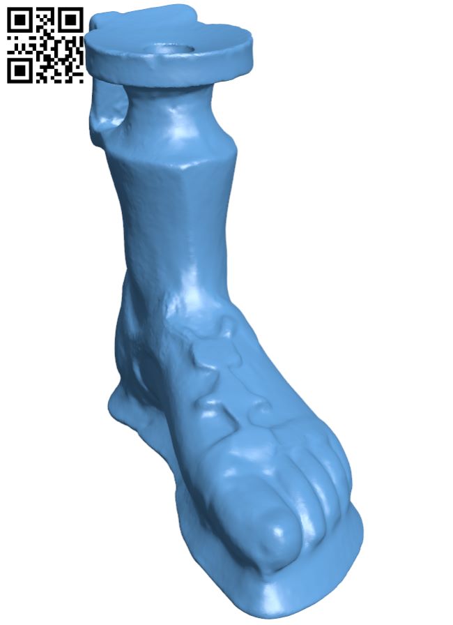 Foot H009044 file stl free download 3D Model for CNC and 3d printer