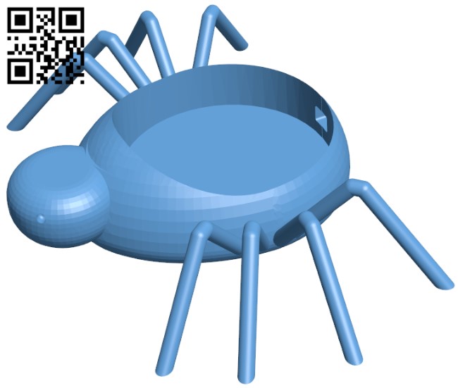 Friendly spider google home mini holder H009136 file stl free download 3D Model for CNC and 3d printer