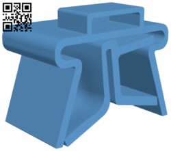 Functional aesthetic desk H008808 file stl free download 3D Model for CNC and 3d printer