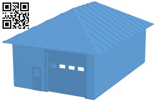 Garage H008671 file stl free download 3D Model for CNC and 3d printer