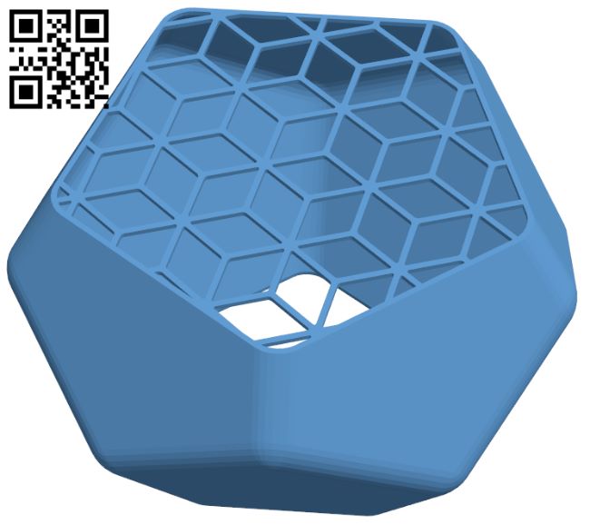 Geometric end table H008878 file stl free download 3D Model for CNC and 3d printer