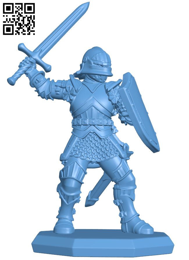 Gothic Knight H008499 file stl free download 3D Model for CNC and 3d printer