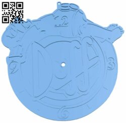 Homer Simpson wall clock H008572 file stl free download 3D Model for CNC and 3d printer