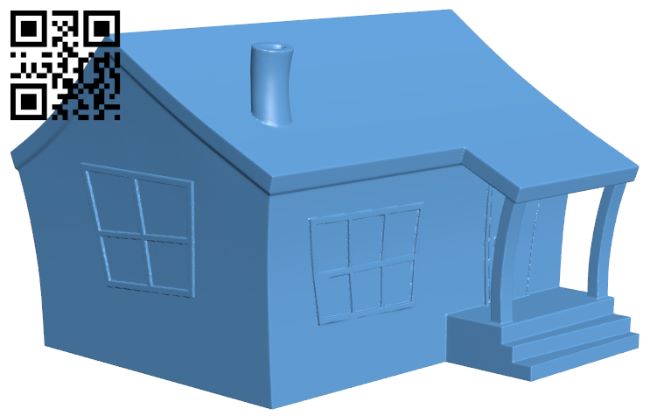 House H008813 file stl free download 3D Model for CNC and 3d printer