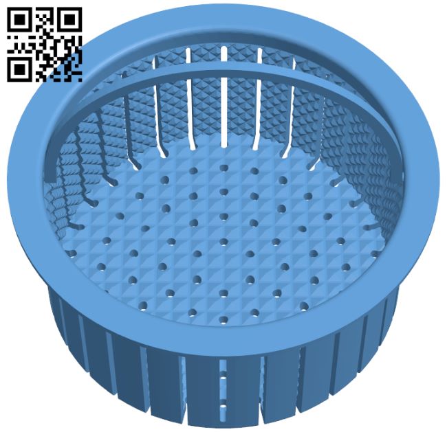 Kitchen sink strainer H009052 file stl free download 3D Model for CNC and 3d printer