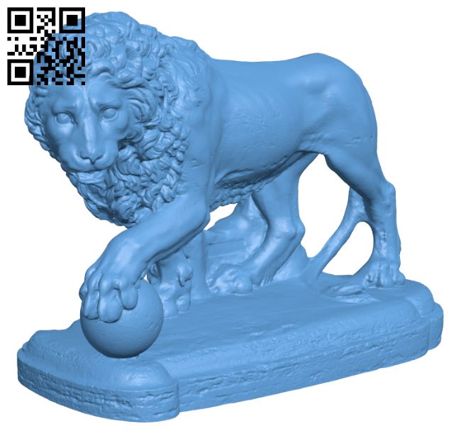 Lion H008748 file stl free download 3D Model for CNC and 3d printer