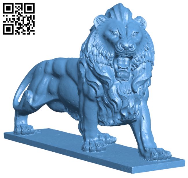 Lion H008749 file stl free download 3D Model for CNC and 3d printer