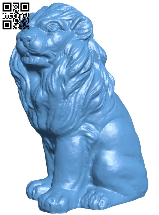 Lion H008750 file stl free download 3D Model for CNC and 3d printer