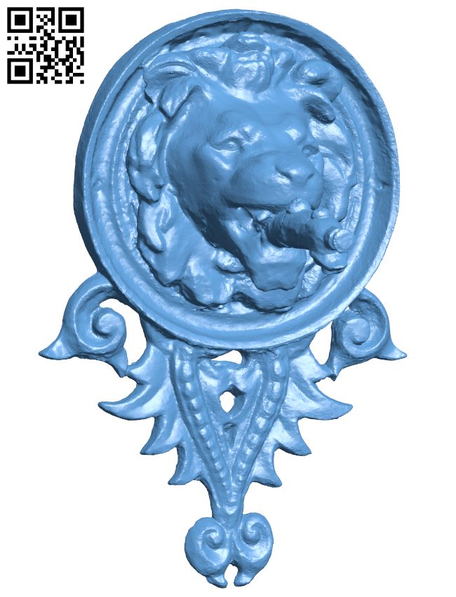 Lion head fountain H008751 file stl free download 3D Model for CNC and 3d printer