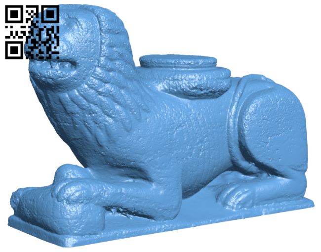 Lion sculpture H008752 file stl free download 3D Model for CNC and 3d printer