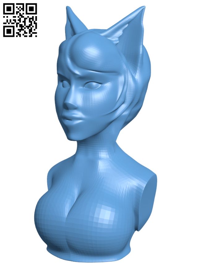 Lyona bust H008817 file stl free download 3D Model for CNC and 3d printer
