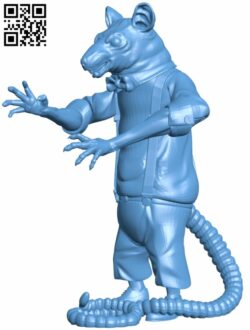 Mafia rat H008892 file stl free download 3D Model for CNC and 3d printer