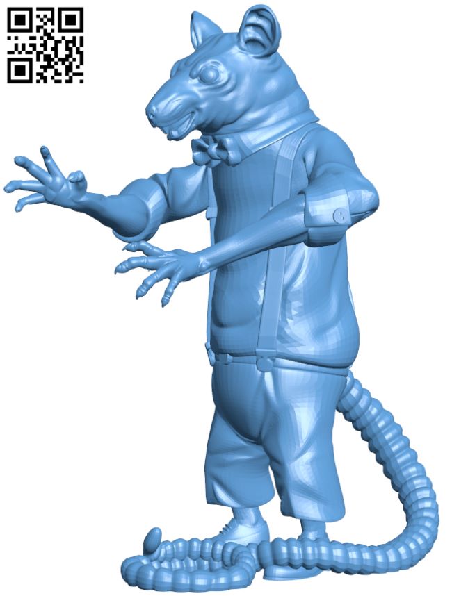 Mafia rat H008892 file stl free download 3D Model for CNC and 3d printer