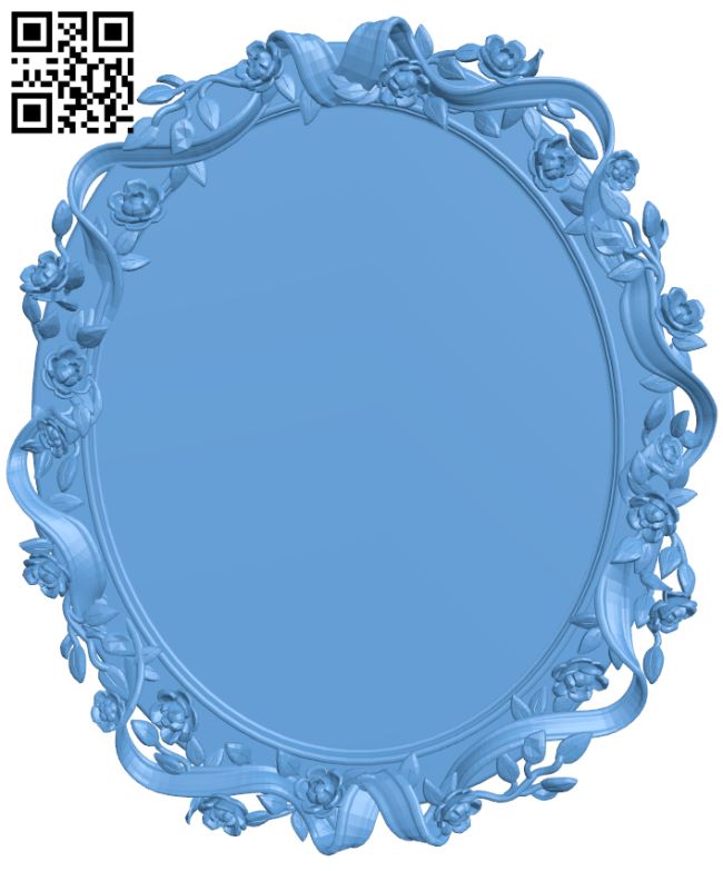 Mirror frame pattern T0001163 download free stl files 3d model for CNC wood carving