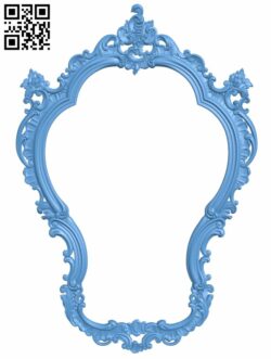 Mirror frame pattern T0001182 download free stl files 3d model for CNC wood carving