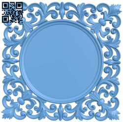 Mirror frame pattern T0001184 download free stl files 3d model for CNC wood carving