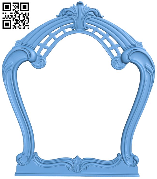 Mirror frame pattern T0001191 download free stl files 3d model for CNC wood carving