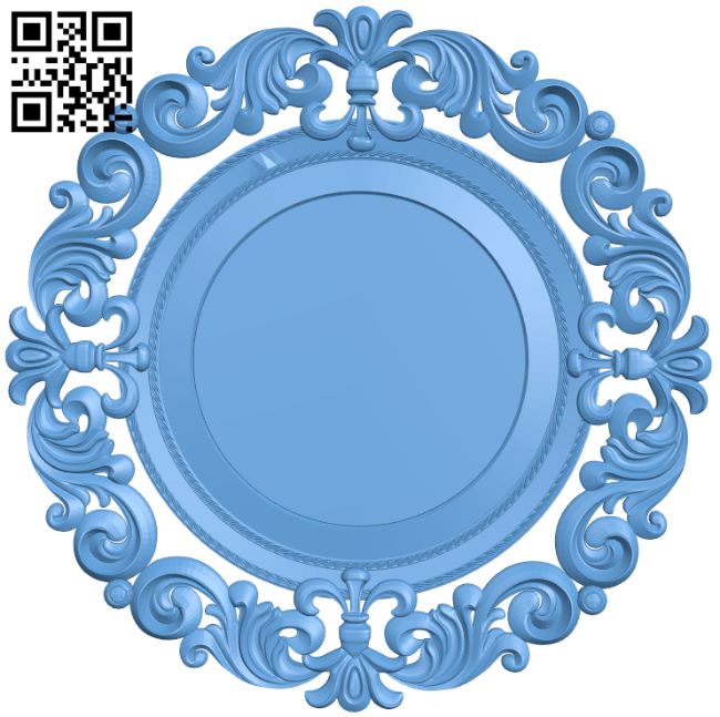 Mirror frame pattern T0001192 download free stl files 3d model for CNC wood carving
