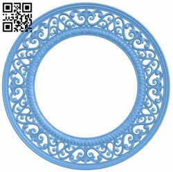 Mirror frame pattern T0001236 download free stl files 3d model for CNC wood carving