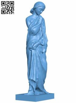 Modesty woman H009090 file stl free download 3D Model for CNC and 3d printer