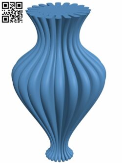 Monarch vase H008680 file stl free download 3D Model for CNC and 3d printer