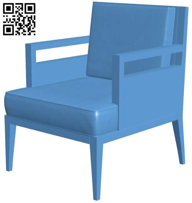 Montreal Armchair H008920 file stl free download 3D Model for CNC and 3d printer