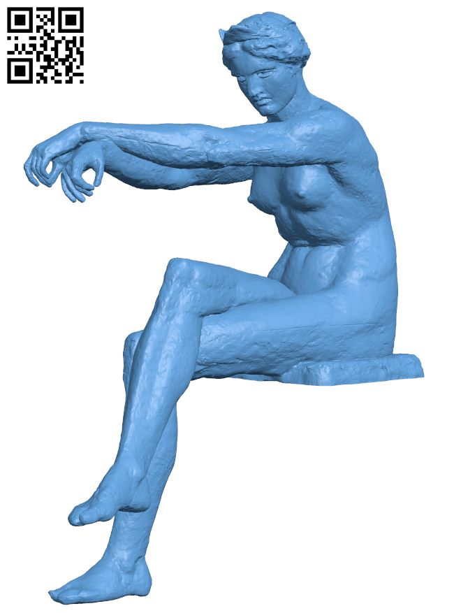 Nemesis - Female Nude H008516 file stl free download 3D Model for CNC and 3d printer