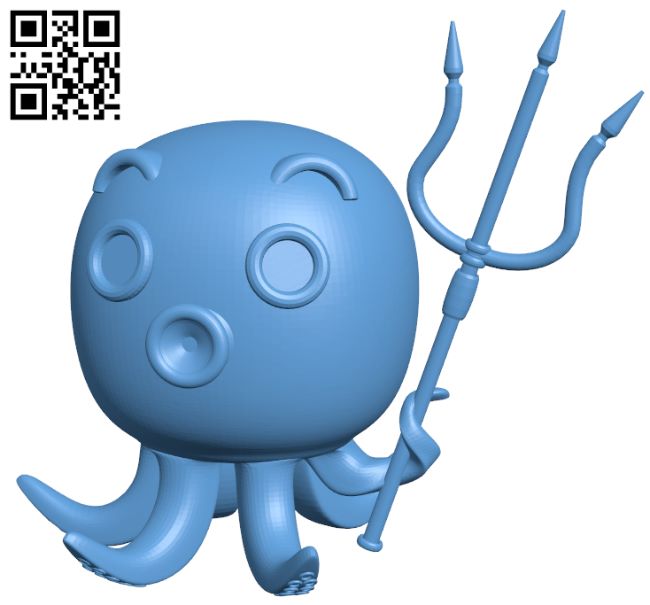 Octopus H008923 file stl free download 3D Model for CNC and 3d printer