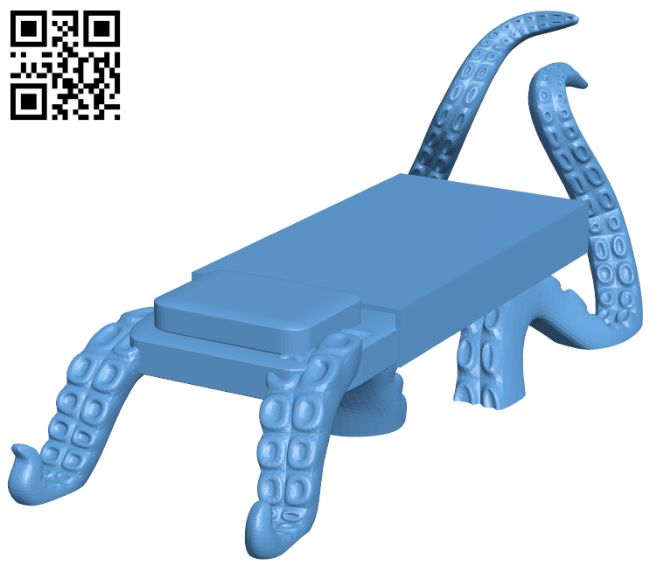 Octopus stand bed H008928 file stl free download 3D Model for CNC and 3d printer