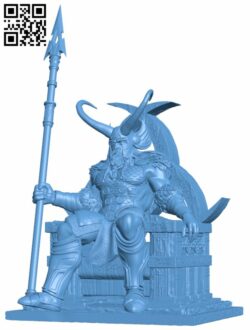 Odin – Gods H009092 file stl free download 3D Model for CNC and 3d printer
