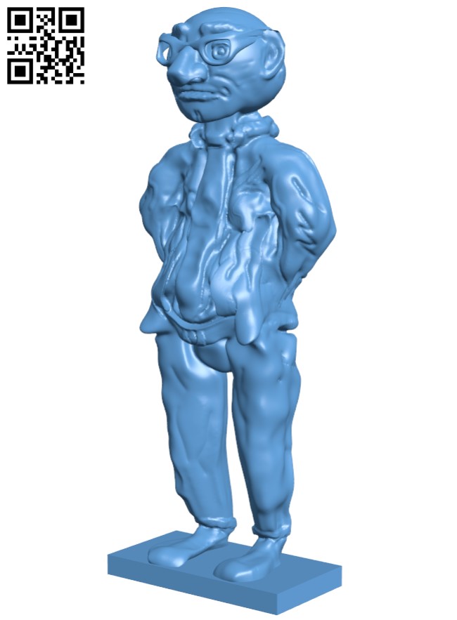 Oldman H009112 file stl free download 3D Model for CNC and 3d printer